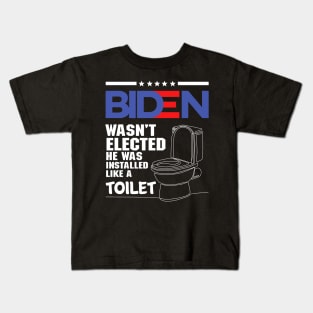 Funny Biden Quotes Toilet Kids T-Shirt